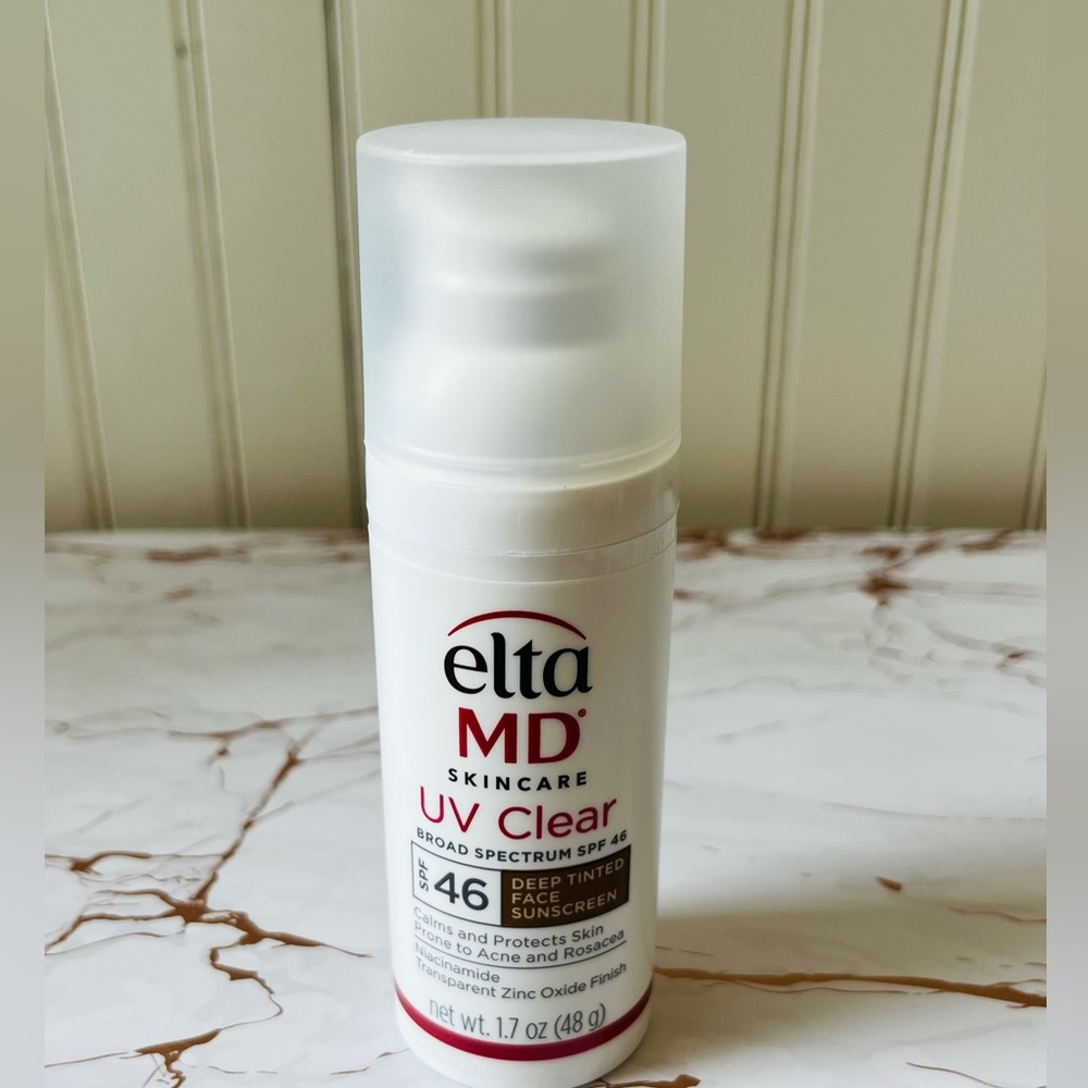ELTAMD UV CLEAR DEEP TINTED SUNSCREEN SPF 45 | SET OF 2 | 1.7OZ | NEW - Picture 7 of 9